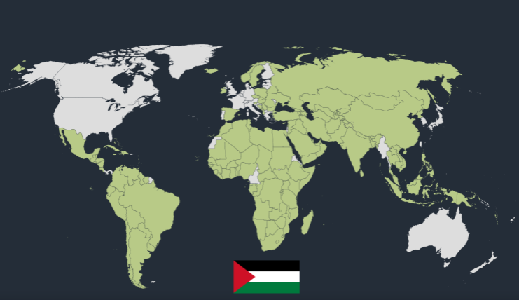 147 Negara Akui Negara Palestina, Mewakili 75 Persen Anggota PBB
